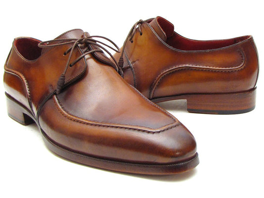 Paul Parkman Men's Brown Derby Dress Shoes For Men (ID#SU12LF) - The Distinguished Man Store