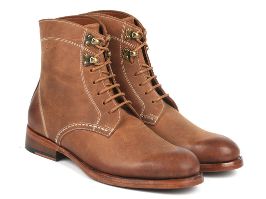 Paul Parkman Men's Boots Brown Nubuck (824NBR22) - The Distinguished Man Store