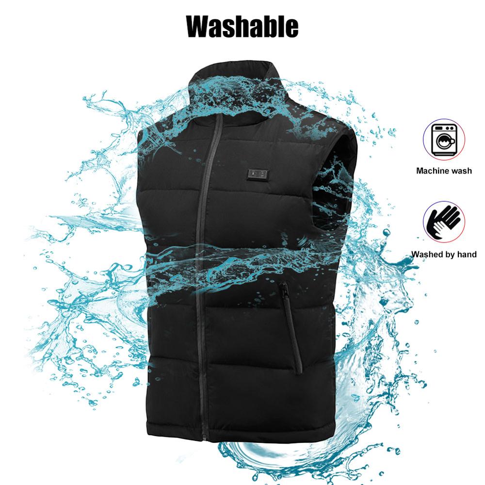 USB Charging Electric Heated Body Warmer Down Vest - The Distinguished Man Store