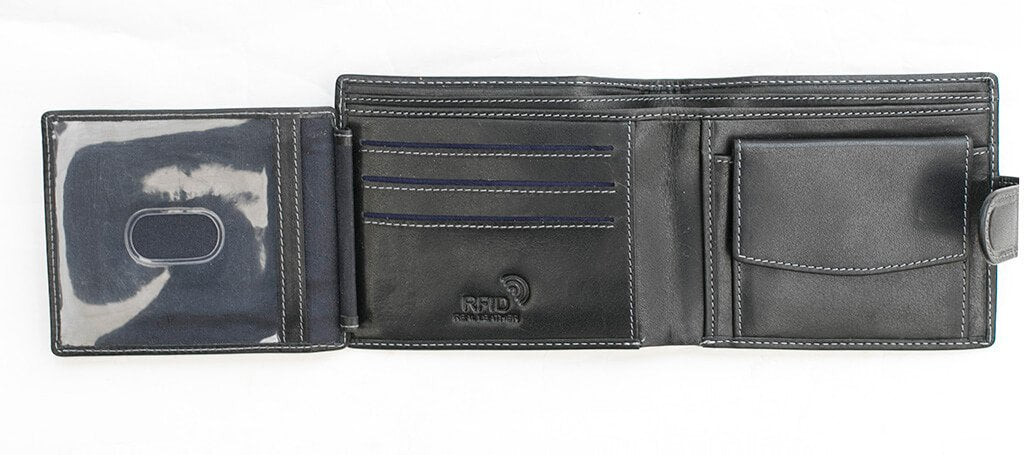 Lazio Trifold Leather Wallet - 4704 - The Distinguished Man Store