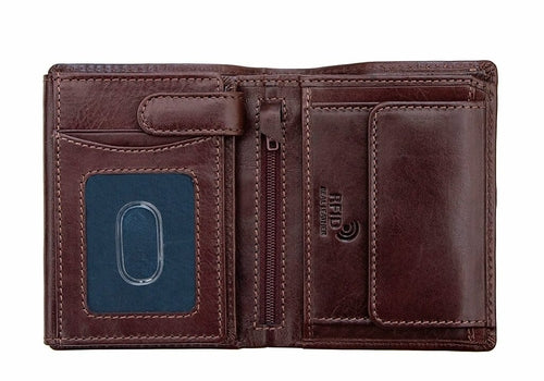 Cruz Luxury Vertical Trifold Wallet - 5604 - The Distinguished Man Store