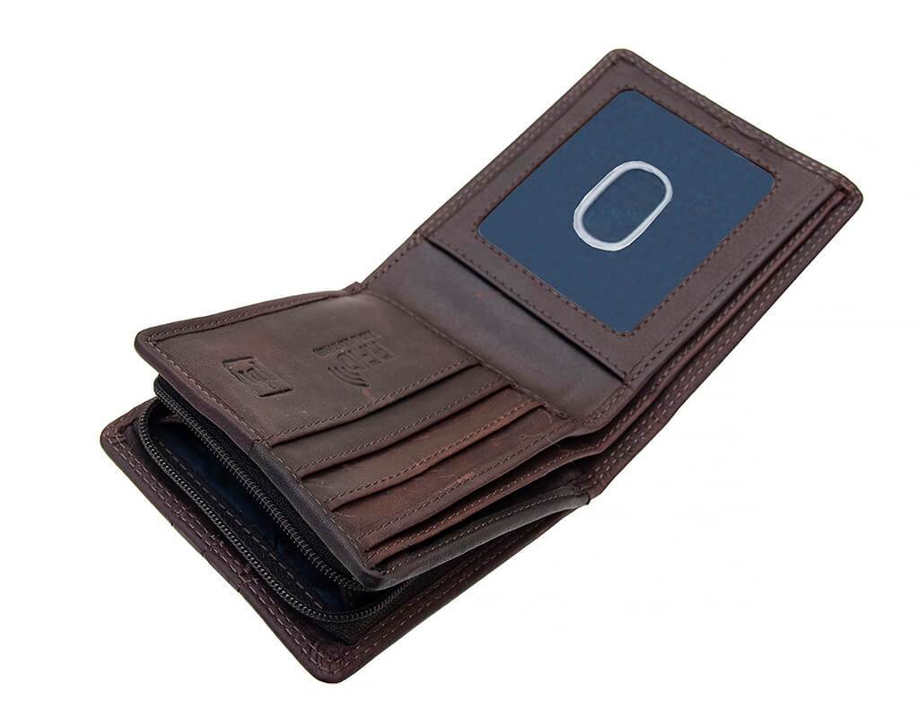 Carson Brown Bifold Wallet - 5801 - The Distinguished Man Store