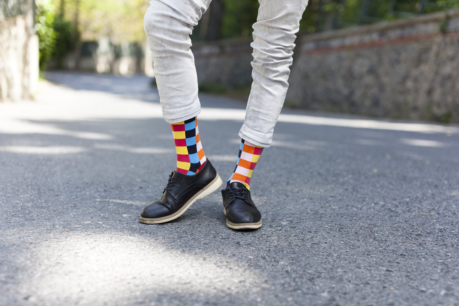 Men's Traditional Blocks Socks - The Distinguished Man Store