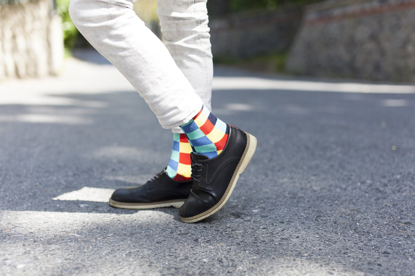 Men's Traditional Blocks Socks - The Distinguished Man Store