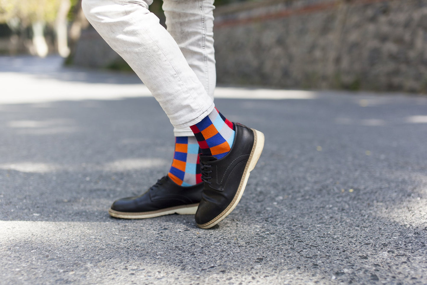 Men's Traditional Blocks Socks - The Distinguished Man Store