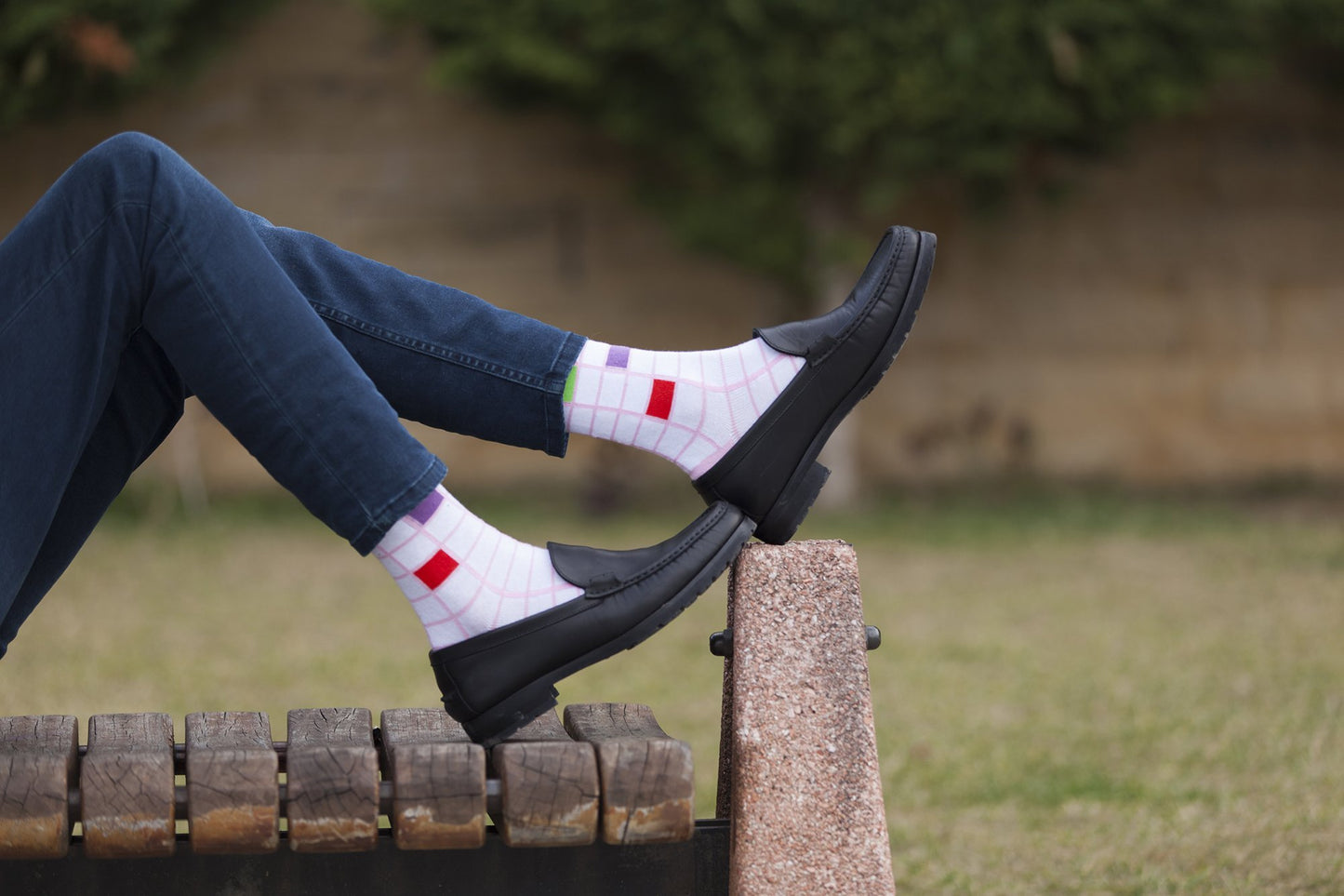 Men's Fashionable Blocks Socks - The Distinguished Man Store