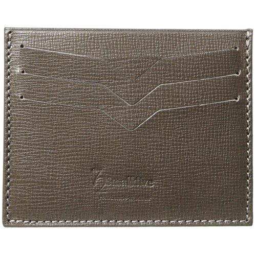 Saffiano Credit Card Wallet Olive - The Distinguished Man Store