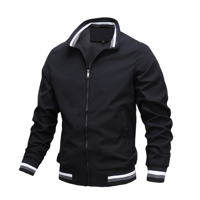 Men's Bomber Jacket Autumn Mens Casual Slim Fit Windproof Jacket - The Distinguished Man Store