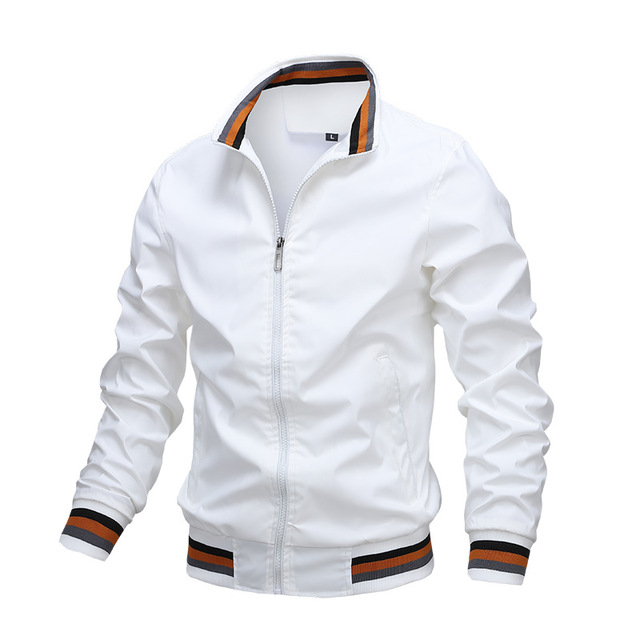 Men's Bomber Jacket Autumn Mens Casual Slim Fit Windproof Jacket - The Distinguished Man Store