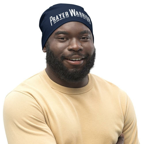 Uniquely You Beanie Hat - Dark Blue Slouchy Beanie Prayer Warrior - The Distinguished Man Store